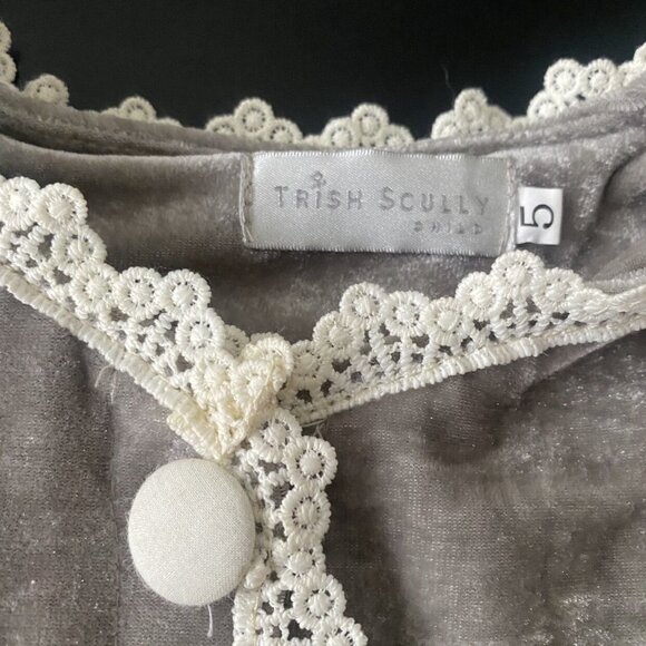 Trish Scully Grey Velvet Dress - Picture 3 of 12